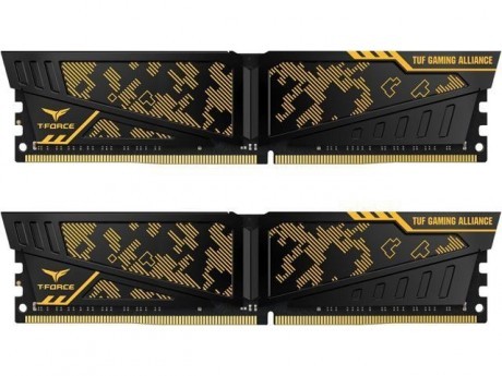 Team T-Force Vulcan TUF Gaming Alliance 16GB (2x8GB) 3200MHz CL16 DDR4 Gaming Ram (TLTYD416G3200HC16CDC01)