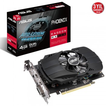 ASUS PH-RX550-4G-EVO 4GB GDDR5 HDMI DVI DP 128Bit