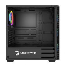 GAMEPOWER HORIZON RGB GAMING KASA MESH PANEL 650W 80+ Bronze 