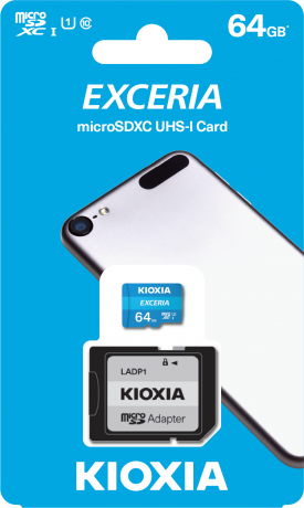 64GB MICRO SDHC C10 100MB/s KIOXIA LMEX1L064GG2