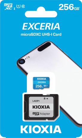 256GB MICRO SDHC C10 100MB/s KIOXIA LMEX1L256GG2