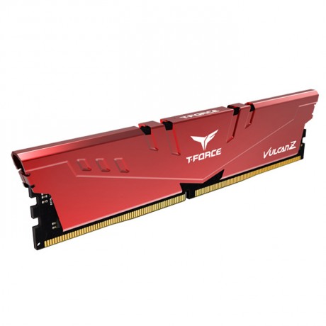 Team T-Force Vulcan Z Red 32GB 2x16GB 3200MHz CL16 DDR4 Gaming Ram (TLZRD432G3200HC16FDC01)