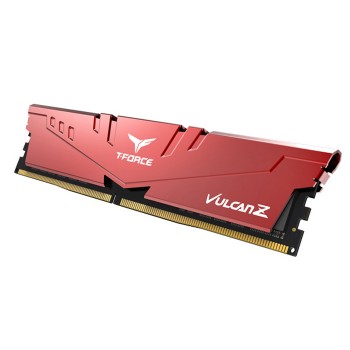 Team T-Force Vulcan Z Red 32GB 2x16GB 3200MHz CL16 DDR4 Gaming Ram (TLZRD432G3200HC16FDC01)