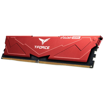 Team T-Force Vulcan Red 32GB (2x16GB) 5600Mhz CL36 DDR5 Gaming Ram (FLRD532G5600HC36BDC01) 