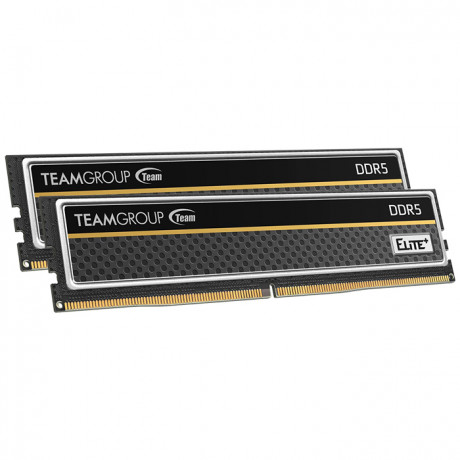 Team Elite Plus Black 16 GB (2x8GB) 5200 Mhz DDR5 CL42 U-DIMM RAM (TPBD516G5200HC42DC016)