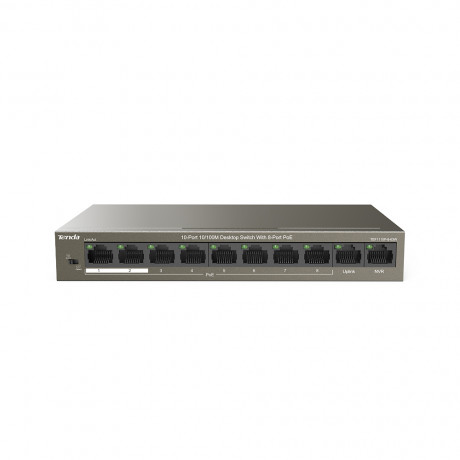 TENDA TEF1110P-8-63W 10PORT 10/100 SWITCH