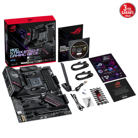 ASUS ROG STRIX B550-F GAMING WI-FI II 5100MHz(OC) DDR4 M.2 DP AM4