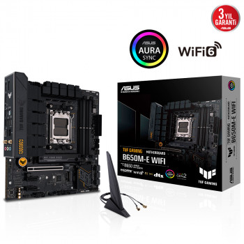 ASUS TUF GAMING B650M-E WIFI DDR5 6400+(OC) DP HDMI M.2 AM5 