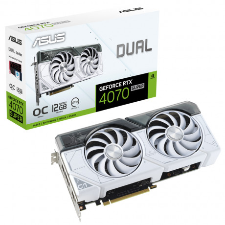 ASUS DUAL-RTX4070S-O12G-WHITE GDDR6X HDMI 3XDP DLSS3 192BİT 