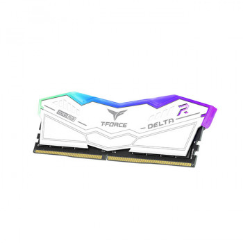 Team T-Force DELTA RGB White 32GB 2x16GB 6400Mhz DDR5 Gaming Ram CL40 (FF4D532G6400HC40BDC01)