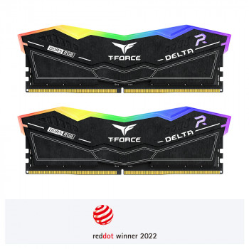 Team T-Force DELTA RGB Black 32GB(2x16GB) 6600Mhz DDR5 CL34 Gaming Ram (FF3D532G6600HC34DC01)