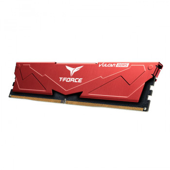 Team T-Force Vulcan Red 32GB 2x16GB 6000Mhz DDR5 CL38 Gaming Ram (FLRD532G6000HC38ADC01)