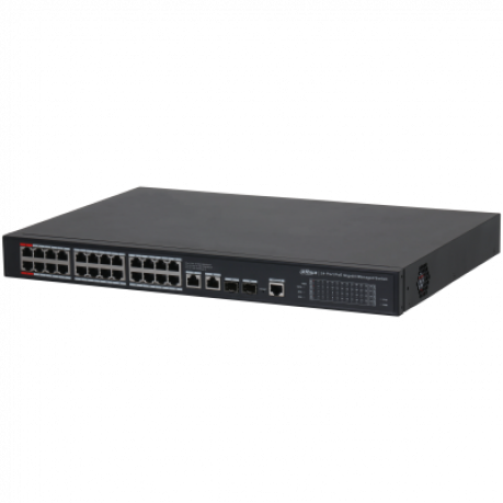 DAHUA S4228-24GT-360 24 PORT 24XGE-2XGE-2XGE/SFP YÖNETİLEBİLİR 360W POE SWİTCH