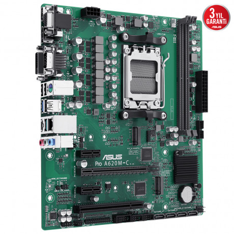 ASUS PRO A620M-C-CSM AM5 DDR5 6400MHZ MATX 