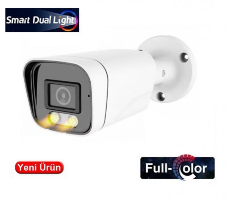 EZCOOL EZ-2405IPS 5 MP 3.6MM DUAL LİGHT POE IP BULLET KAMERA