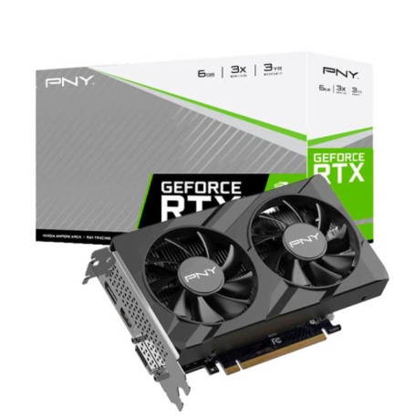 PNY RTX 3050 VERTO 6GB 96BIT VCG30506DFXPB1